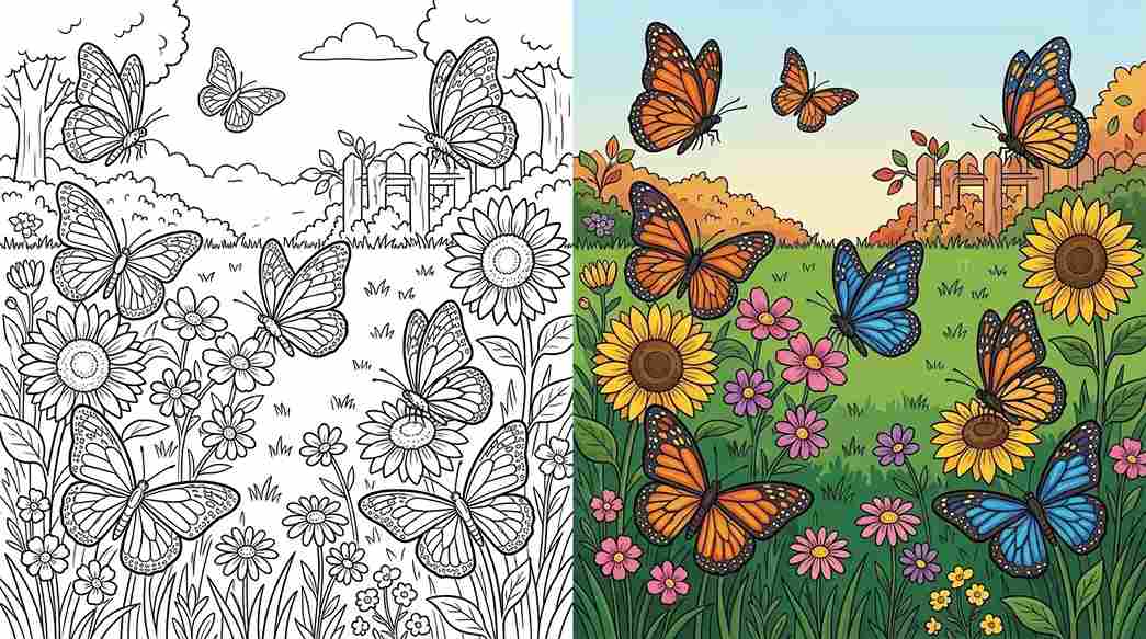 Butterfly Coloring Pages