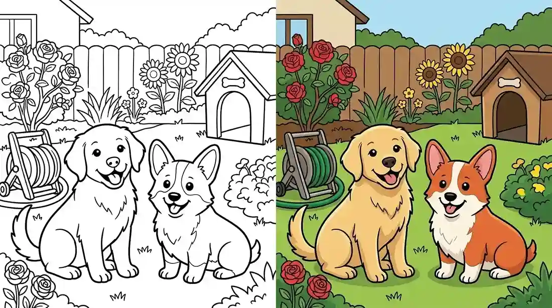 Dog Coloring Pages