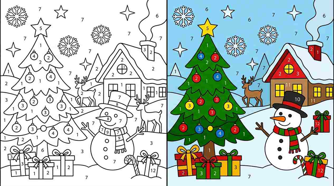 Holiday & Seasonal Color by Number