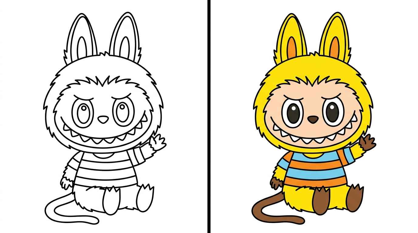 Labubu Coloring Pages