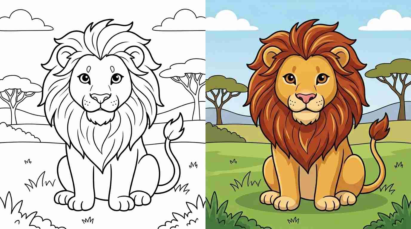 Lion Coloring Pages