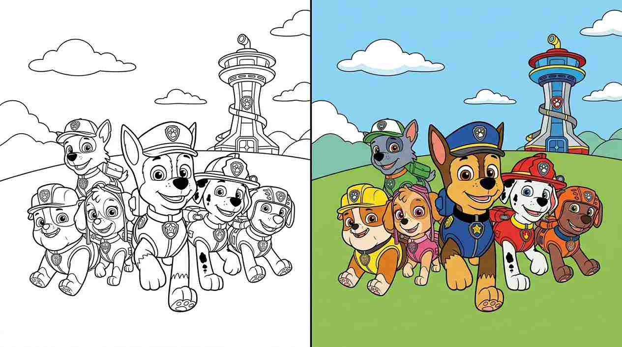 Paw Patrol Coloring Pages