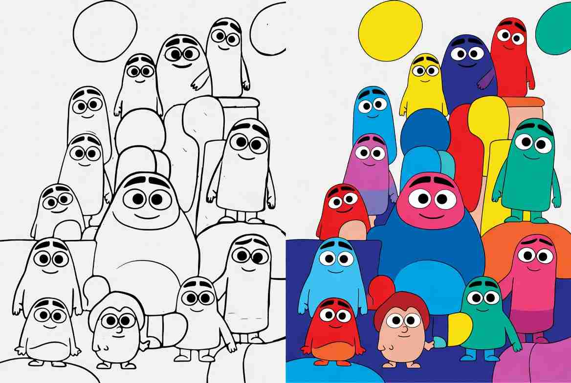 Pixar Coloring Pages