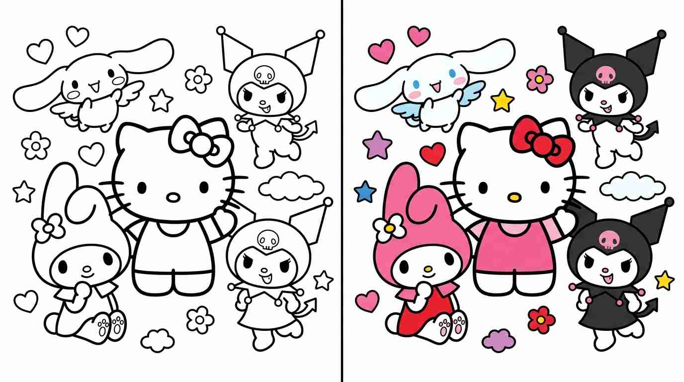 Sanrio Coloring Pages
