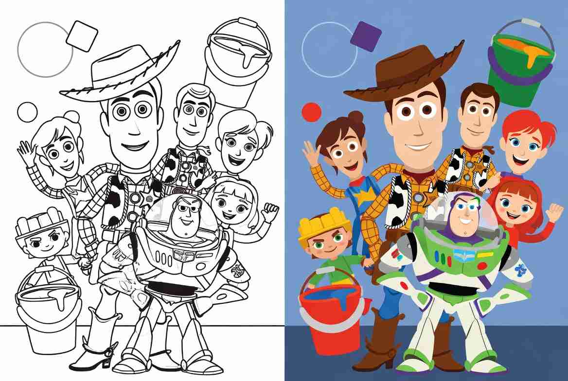 Toy Story Coloring Pages