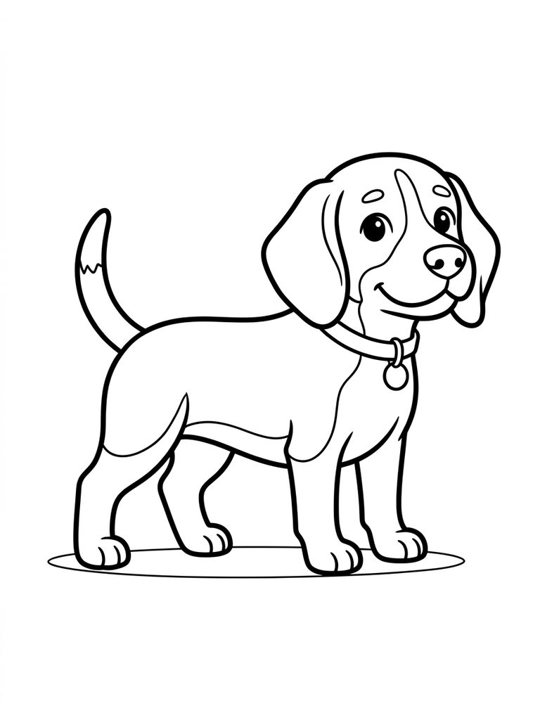 Beagle Coloring Pages