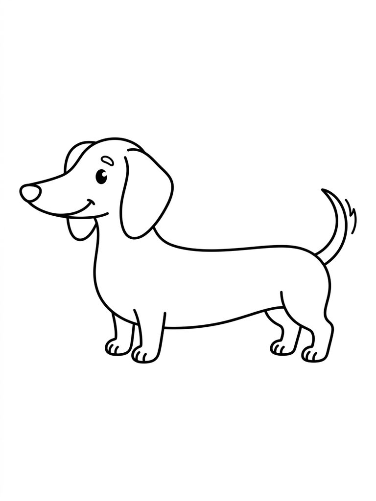 Dachshund Coloring Pages