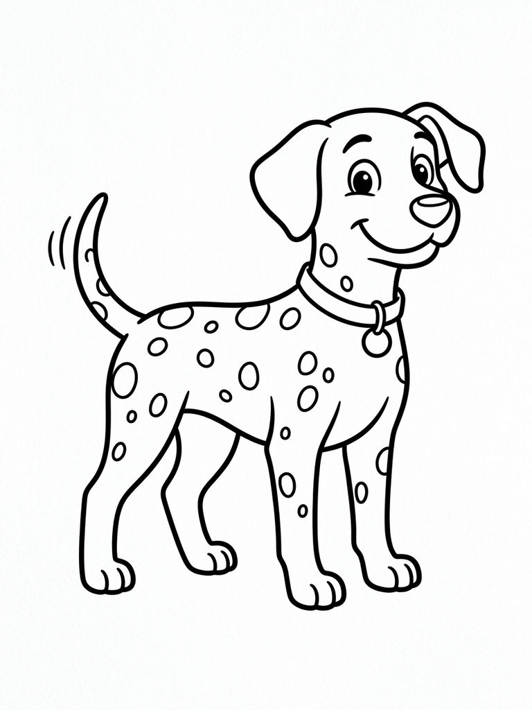 Dalmatian Coloring Pages
