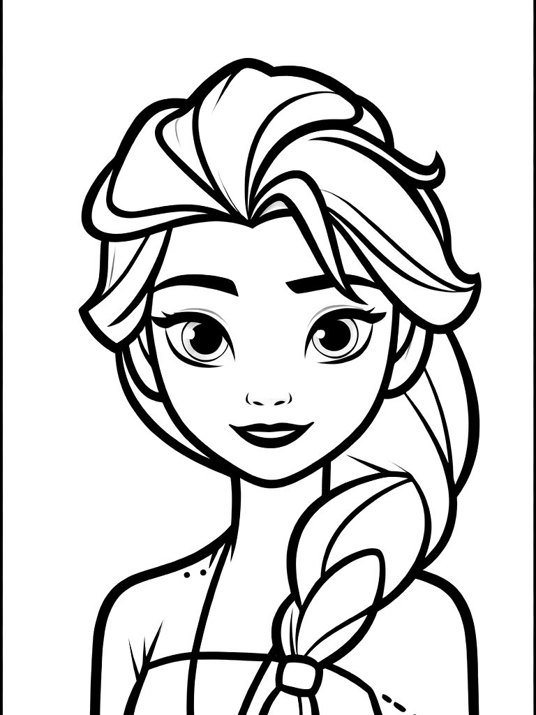 Elsa Creating Ice Palace Coloring Page