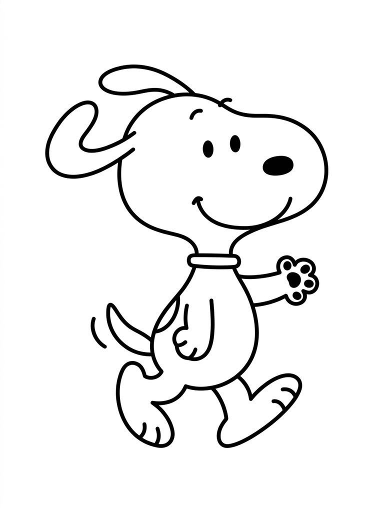 Snoopy Coloring Pages
